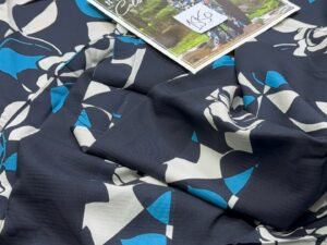Rainbow Printed Slub Marina Linen Fabric 2PC Winter RB-004