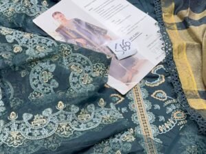 Qalamkar Luxury Embroidered 3PC Winter QR-013