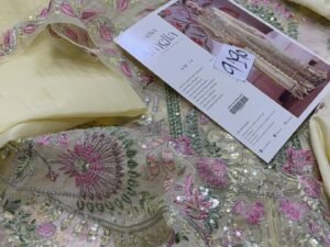 Parishay Mahnur Amelia Luxury Embroidered Corduroy Fabric 3PC Winter PR-049