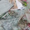 Coral Embroidered & Printed Linen Fabric 3PC Winter CL-023