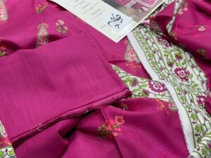 Raabi Printed Khaddar Fabric 3PC Winter RB-010