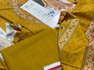Raabi Printed Khaddar Fabric 3PC Winter RB-008